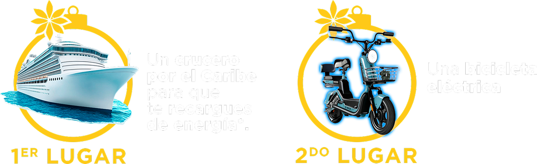Premios Rayovac Navidad: un crucero por el Caribe o una bicicleta eléctrica.